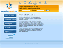 Tablet Screenshot of disabilityawards.ca